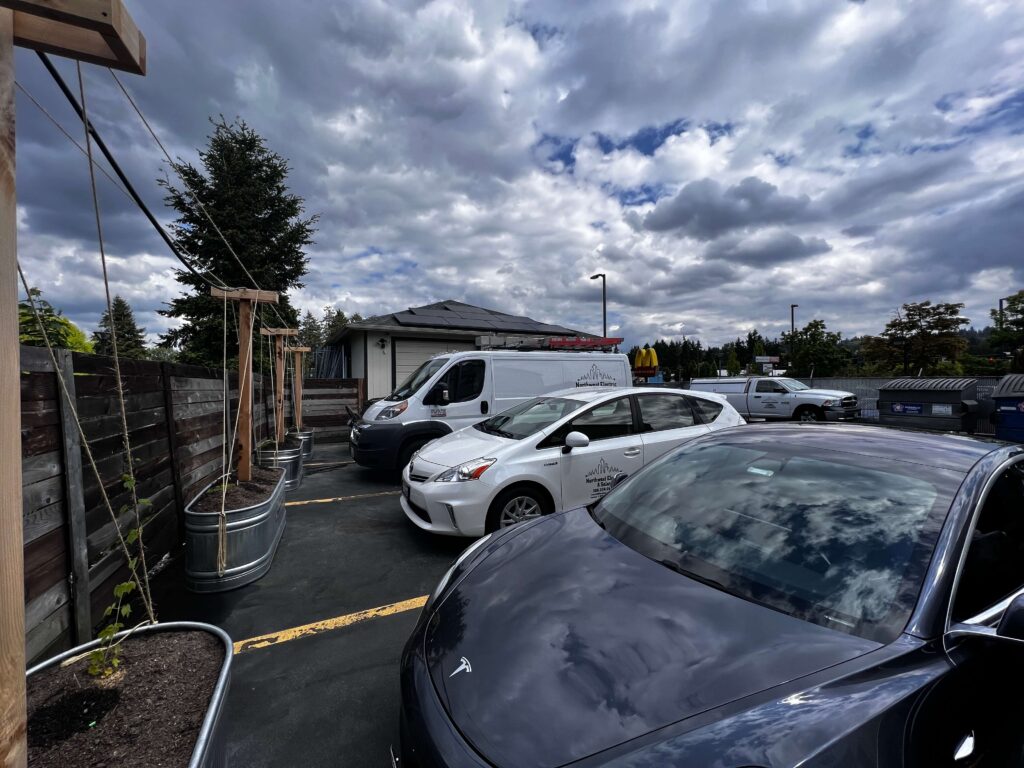 NWES Parking Lot EV and Solar
