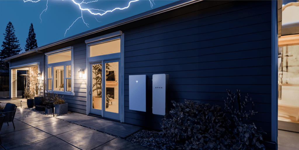 SPAN and Powerwall 3 bundle during an outage. Installations by Northwest Electric and Solar, certified SPAN and Powerwall 3 installer.